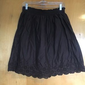 Brown cotton skirt